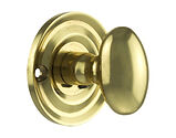 Atlantic Old English Solid Brass Bathroom Turn & Release, Raw Brass - OEOWCRB