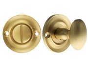 Atlantic Old English Solid Brass Bathroom Turn & Release, Satin Brass - OEOWCSB