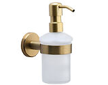 Heritage Brass Oxford Soap Dispenser With High Quality Pump, Satin Brass - OXF-SOAP-SB