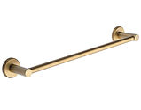 Heritage Brass Oxford Towel Bar Rail (450mm OR 600mm), Satin Brass - OXF-TOWEL-SB