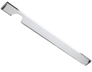 Access Hardware Designer C Cut-Out Cabinet Handle (192mm OR 320mm C/C), Polished Aluminium - P11014PA