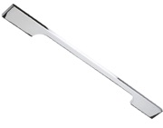 Access Hardware Designer D Cut-Out Cabinet Handle (192mm OR 320mm C/C), Polished Aluminium - P11024PA