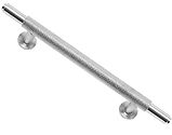 Access Hardware Knurled T-Bar Cabinet Handle (96mm, 128mm OR 192mm c/c), Satin Stainless Steel - P110601S