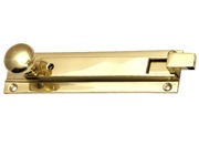 Prima Cranked Locking Bolt (152mm x 36mm), Polished Brass OR Unlacquered Brass - PB2000A