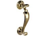 Prima Profile Doctor Door Knocker (190mm x 49mm), Polished Brass OR Unlacquered Brass - PB2002