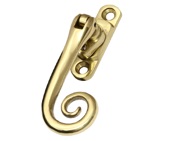 Prima Locking Monkey Tail Window Espagnolette (Left OR Right Hand), Polished Brass - PB2028