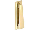Prima Contemporary Door Knockers (159mm x 38mm), Polished Brass or Unlacquered Brass - PB26