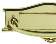 Prima Art Nouveau Letter Plates, (228mm x 102mm OR 311mm x 159mm) Polished Brass - PB323