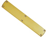 Carlisle Brass Large Push Plate (457mm x 75mm), Polished Brass - PF102