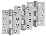 Frisco Eclipse Grade 13 - 4 Inch Stainless Steel Ball Bearing Hinge, Satin Stainless Steel - PK854 (sold in packs of 3)