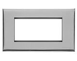M Marcus Electrical Winchester 4 Module Euro Plate, Polished Chrome - PL.W02.2694.G