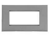 M Marcus Electrical Winchester 2 Module Euro Plate, Satin Chrome - PL.W03.2694.G