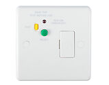 Carlisle Brass Eurolite Enhance White 13 Amp RCD Unswitched Fused Spur, Passive-30MA Type A, White Plastic - PL5033