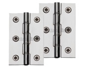 Heritage Brass 3 Inch Double Phosphor Washered Butt Hinges, Polished Chrome - PR88-400-PC (sold in pairs)