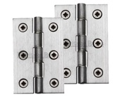 Heritage Brass 3 Inch Double Phosphor Washered Butt Hinges, Satin Chrome - PR88-400-SC (sold in pairs)