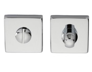Carlisle Brass Manital Bathroom Turn & Release On Square Rose, Polished Chrome - QT004CP (Sold In Singles)