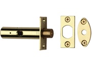 Heritage Brass Hex/Rack Bolt Without Turn, Polished Brass - RB7-PB