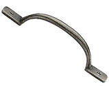 M Marcus Solid Bronze Russell Cabinet Pull Handle (106mm, 159mm OR 203mm Length), Rustic Pewter - RPW1090