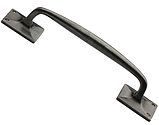 M Marcus Solid Bronze Offset Cabinet Pull Handle (159mm, 210mm OR 260mm Length), Rustic Pewter - RPW1145