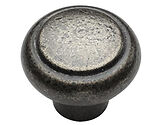 M Marcus Solid Bronze Newport Cabinet Knob (32mm OR 38mm), Rustic Pewter - RPW3990