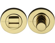 Heritage Brass Round Turn & Release (53mm Diameter), Polished Brass - RS2030-PB