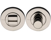 Heritage Brass Round Turn & Release (53mm Diameter), Polished Nickel - RS2030-PNF
