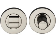 Heritage Brass Round Knurled Turn & Release (53mm Diameter), Polished Nickel - RS2030K-PNF