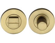 Heritage Brass Round Knurled Turn & Release (53mm Diameter), Satin Brass - RS2030K-SB