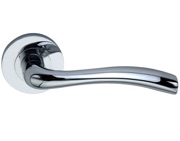 Spira Brass Zofie Lever On Rose, Polished Chrome - SB1101PC (sold in pairs)