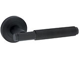Spira Brass Connaught Lever On Rose, Black - SB1309BLK (sold in pairs)