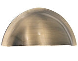Spira Brass Cupboard Cup Handle (65mm C/C), Antique Brass - SB2308ANT