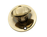 Spira Brass Lady Bathroom Thumb Turn & Release, Aged Brass - SB3108AB