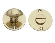 Spira Brass Lady Bathroom Thumb Turn & Release, Polished Brass - SB3108PB