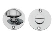 Spira Brass Lady Bathroom Thumb Turn & Release, Polished Chrome - SB3108PC