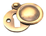 Spira Brass Victorian Standard Profile Covered Escutcheon, Antique Brass - SB3110ANT