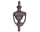 Spira Brass Georgian Door Knocker, Aged Bronze - SB4105ABZ