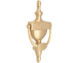 Spira Brass Large Victorian Door Knocker (205mm x 95mm), Satin Brass - SB4107SB