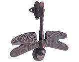 Spira Brass Dragonfly Door Knocker (130mm x 160mm), Aged Bronze - SB4108ABZ