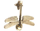 Spira Brass Dragonfly Door Knocker (130mm x 160mm), Polished Brass - SB4108PB