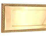 Spira Brass Traditional Georgian Letter Plate (250mm x 75mm), Polished Brass - SB5104PB