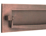 Spira Brass Traditional Regency Knocker Letter Plate (250mm x 75mm), Aged Bronze - SB5107ABZ