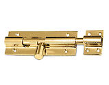 Spira Brass Straight Brass Barrel Bolt (Various Sizes), Polished Brass - 6125PB38