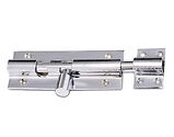 Spira Brass Straight Brass Barrel Bolt (Various Sizes), Polished Chrome - 6125PC38