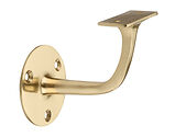 Spira Brass Handrail Bracket, Polished Brass - SB6184PB (sold in pairs)