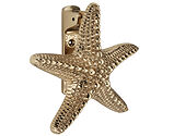 Spira Brass Starfish Door Knocker (155mm x 155mm), Polished Brass - SB4112PB