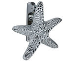 Spira Brass Starfish Door Knocker (155mm x 155mm), Polished Chrome - SB4112PC