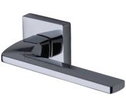 M Marcus Sorrento Indigo Door Handles On Square Rose, Polished Chrome - SC-CSQ5062-PC (sold in pairs)
