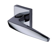 M Marcus Sorrento Serpentine Door Handles On Square Rose, Polished Chrome - SC-CSQ6400-PC (sold in pairs)