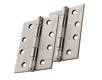Eurospec Enduro 4 Inch Grade 13 Slim Knuckle Hinges, Polished Or Satin Stainless Steel Finish - SCH14325/13 (sold in pairs)