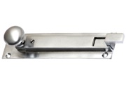 Prima Cranked Locking Bolt (152mm x 36mm OR 205mm x 39mm), Satin Chrome - SCP2000A